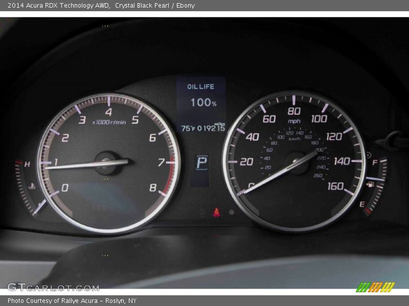 Crystal Black Pearl / Ebony 2014 Acura RDX Technology AWD