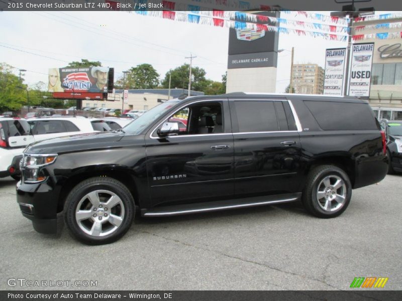 Black / Jet Black 2015 Chevrolet Suburban LTZ 4WD