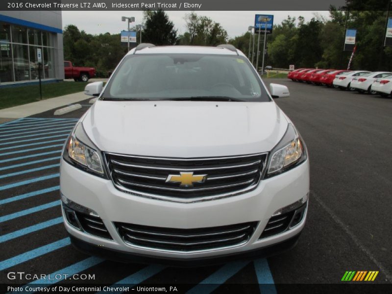 Iridescent Pearl Tricoat / Ebony 2016 Chevrolet Traverse LTZ AWD