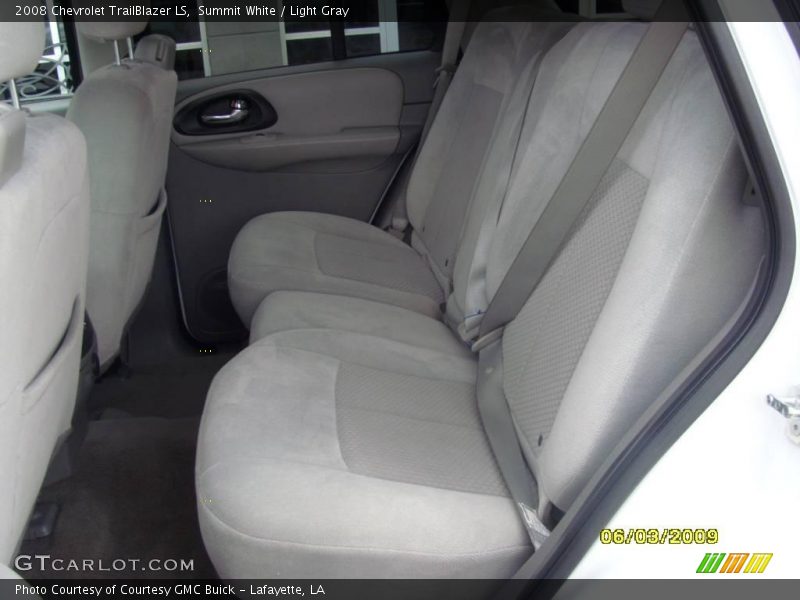 Summit White / Light Gray 2008 Chevrolet TrailBlazer LS