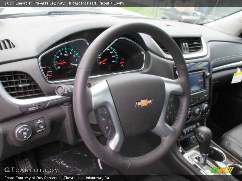 Iridescent Pearl Tricoat / Ebony 2016 Chevrolet Traverse LTZ AWD