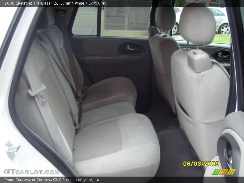 Summit White / Light Gray 2008 Chevrolet TrailBlazer LS