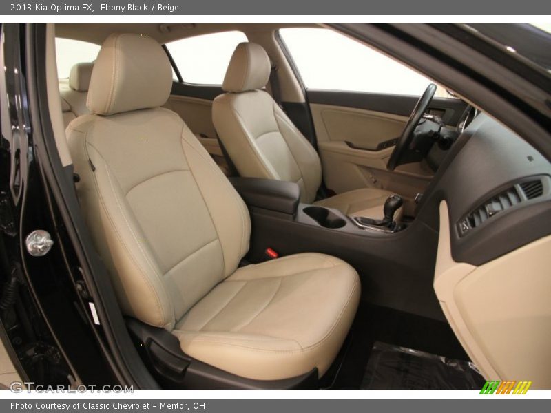 Ebony Black / Beige 2013 Kia Optima EX