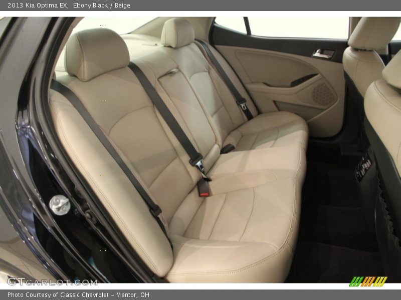Ebony Black / Beige 2013 Kia Optima EX
