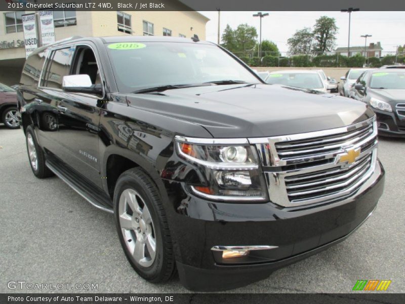 Black / Jet Black 2015 Chevrolet Suburban LTZ 4WD
