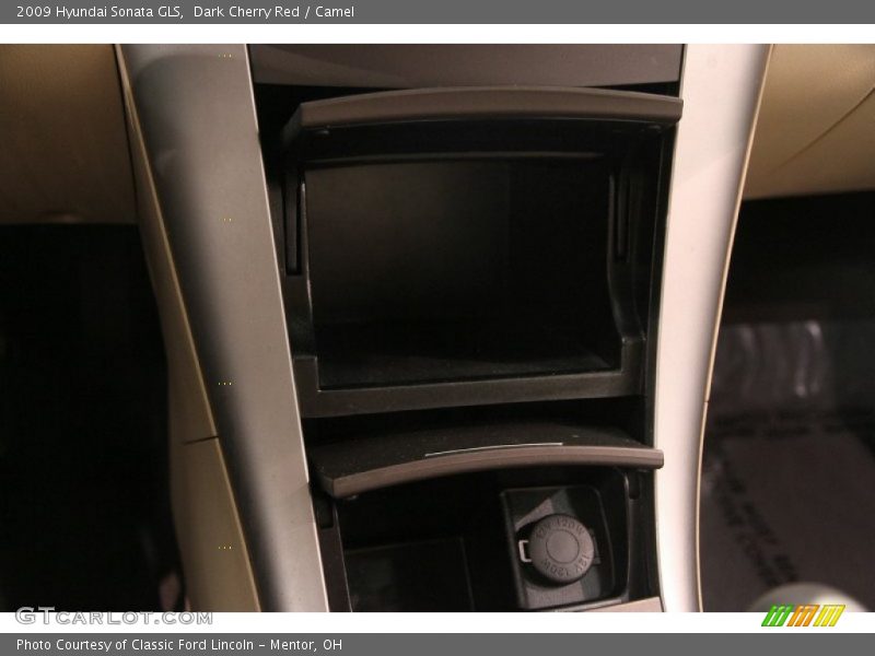 Dark Cherry Red / Camel 2009 Hyundai Sonata GLS
