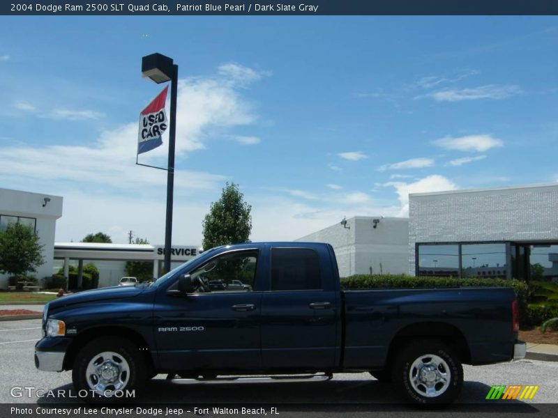 Patriot Blue Pearl / Dark Slate Gray 2004 Dodge Ram 2500 SLT Quad Cab