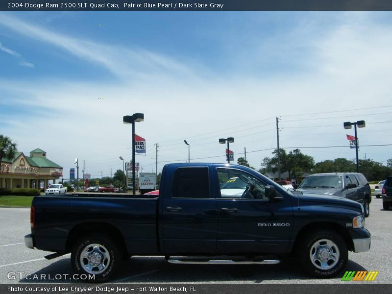 Patriot Blue Pearl / Dark Slate Gray 2004 Dodge Ram 2500 SLT Quad Cab