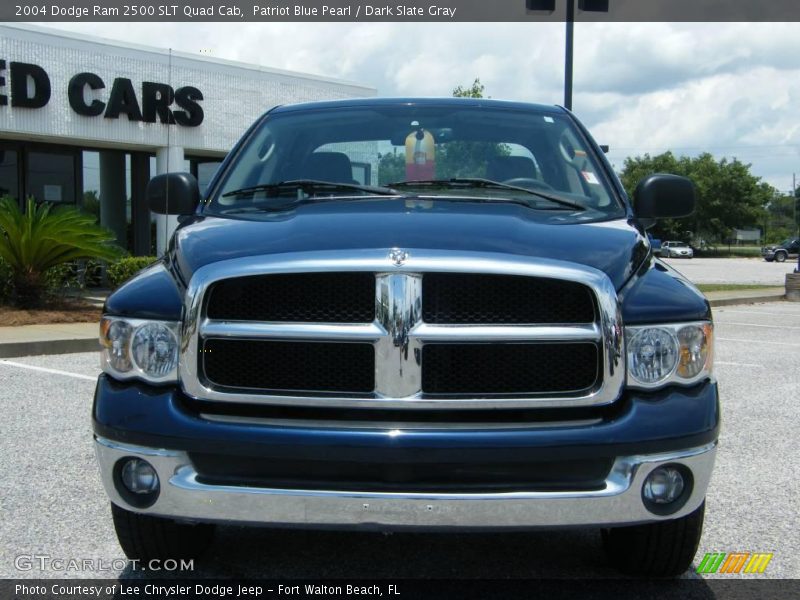 Patriot Blue Pearl / Dark Slate Gray 2004 Dodge Ram 2500 SLT Quad Cab