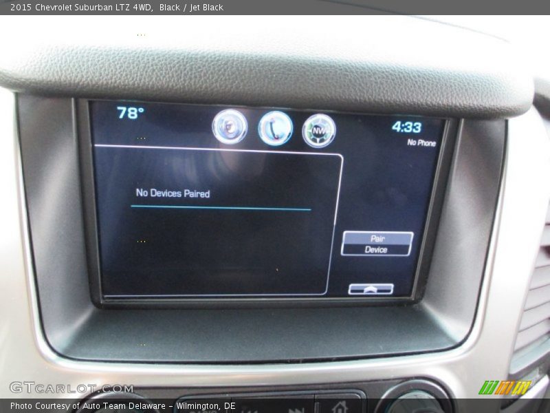 Black / Jet Black 2015 Chevrolet Suburban LTZ 4WD