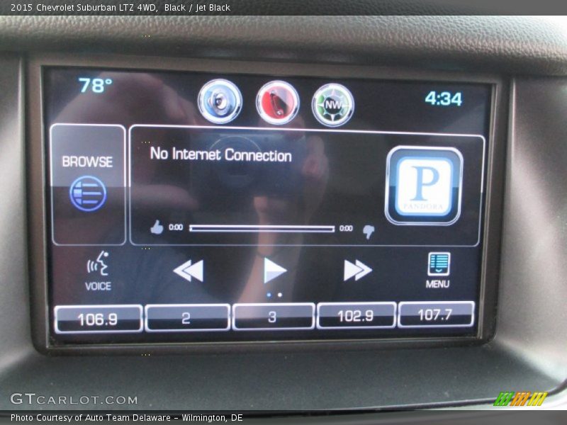 Black / Jet Black 2015 Chevrolet Suburban LTZ 4WD
