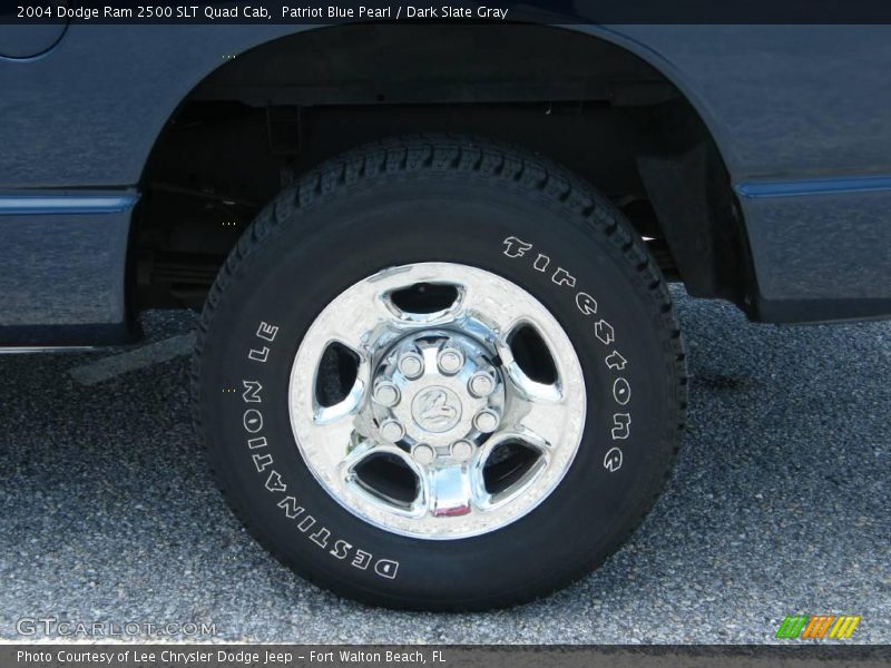 Patriot Blue Pearl / Dark Slate Gray 2004 Dodge Ram 2500 SLT Quad Cab