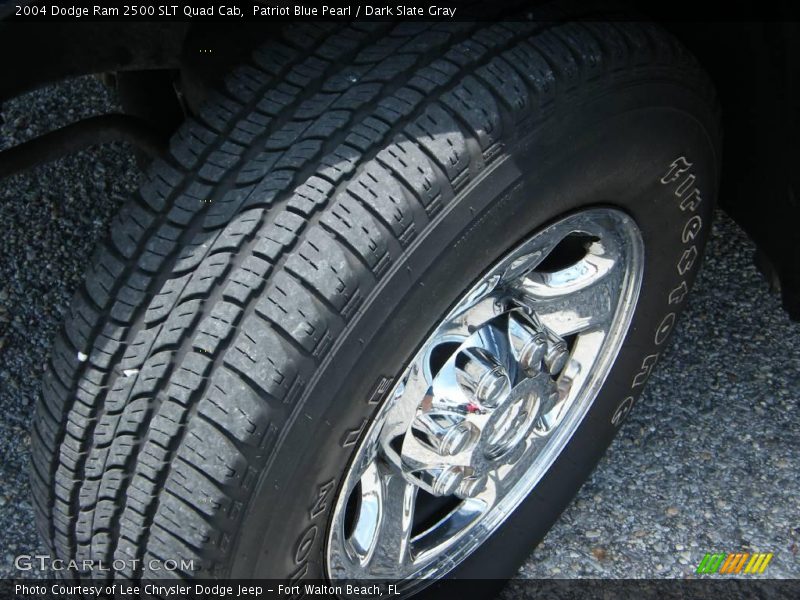 Patriot Blue Pearl / Dark Slate Gray 2004 Dodge Ram 2500 SLT Quad Cab