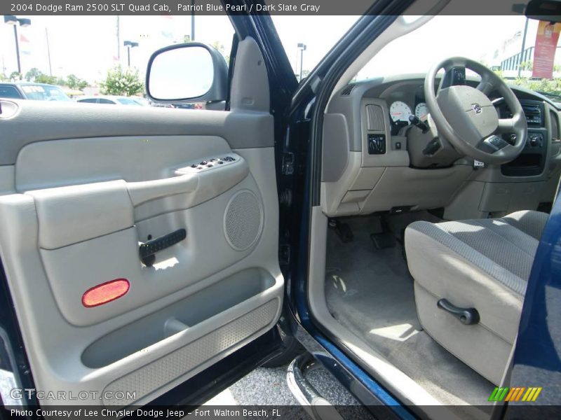 Patriot Blue Pearl / Dark Slate Gray 2004 Dodge Ram 2500 SLT Quad Cab