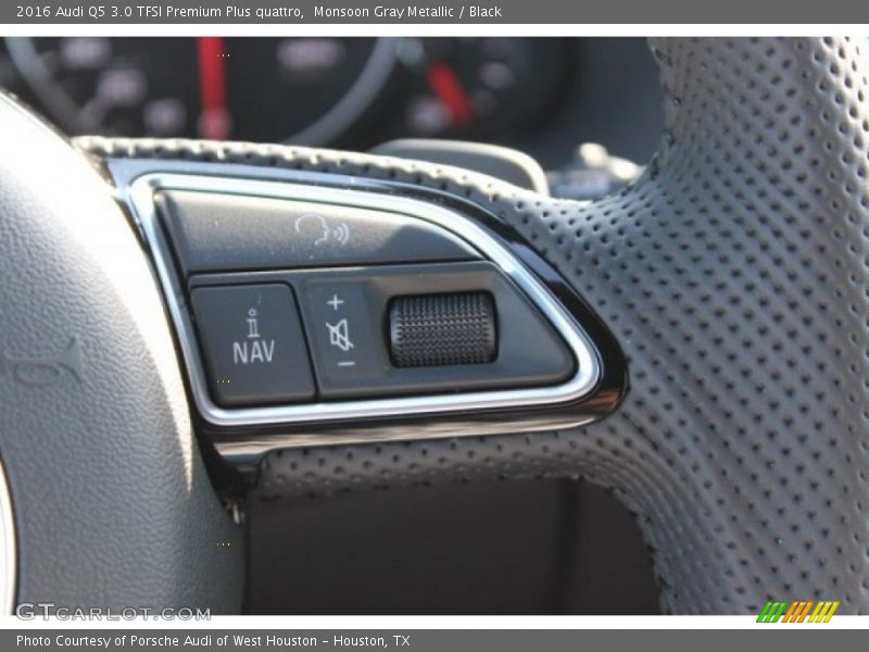 Monsoon Gray Metallic / Black 2016 Audi Q5 3.0 TFSI Premium Plus quattro