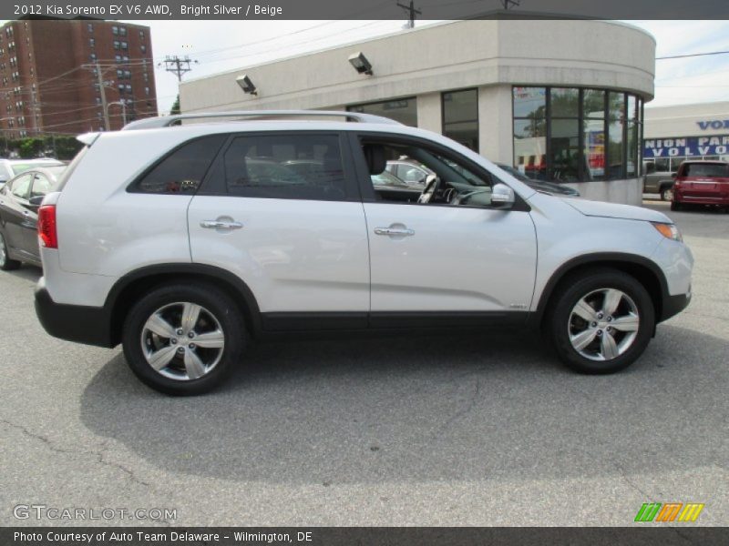 Bright Silver / Beige 2012 Kia Sorento EX V6 AWD