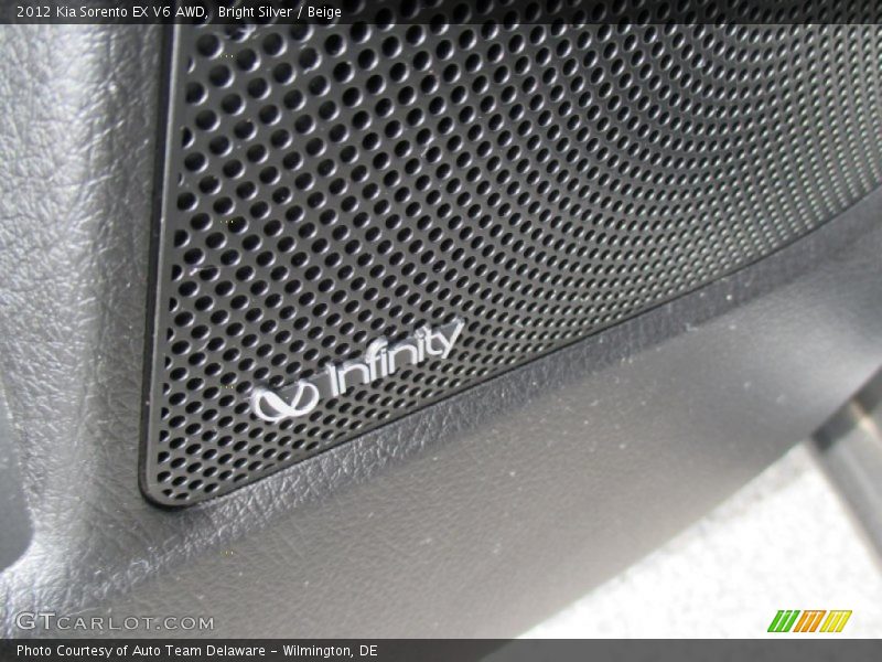 Bright Silver / Beige 2012 Kia Sorento EX V6 AWD
