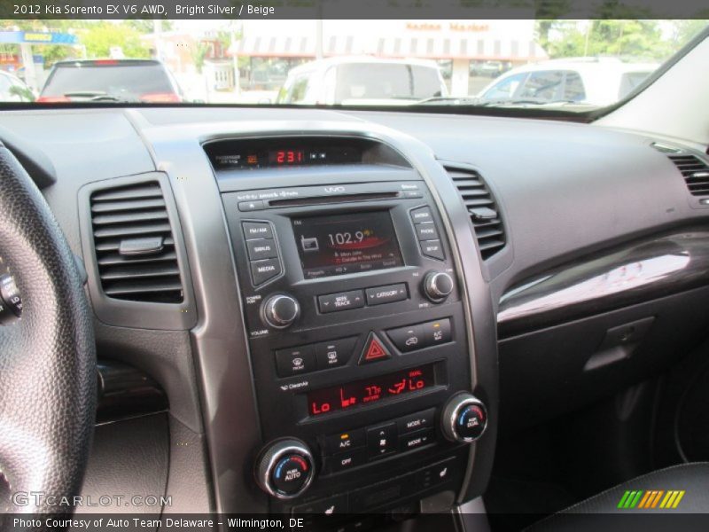 Bright Silver / Beige 2012 Kia Sorento EX V6 AWD