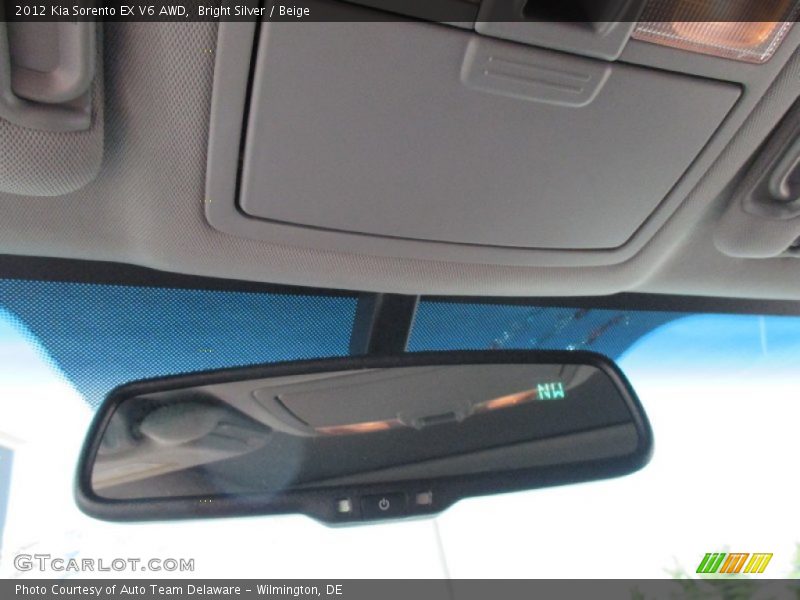 Bright Silver / Beige 2012 Kia Sorento EX V6 AWD
