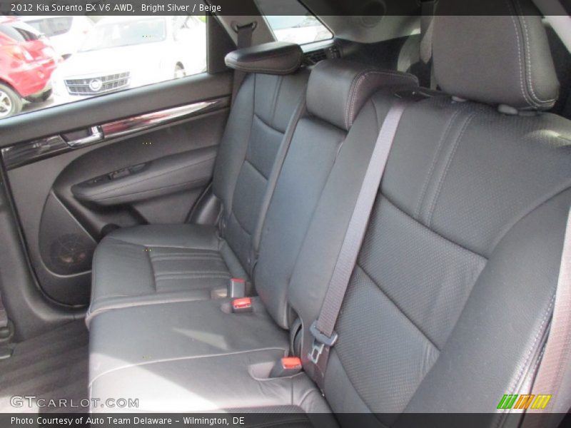 Bright Silver / Beige 2012 Kia Sorento EX V6 AWD