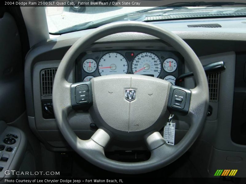 Patriot Blue Pearl / Dark Slate Gray 2004 Dodge Ram 2500 SLT Quad Cab