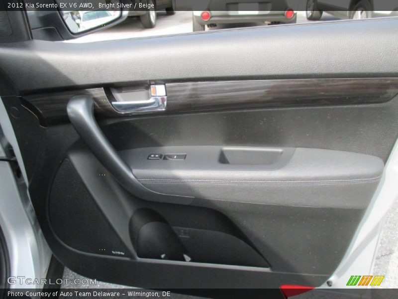 Bright Silver / Beige 2012 Kia Sorento EX V6 AWD