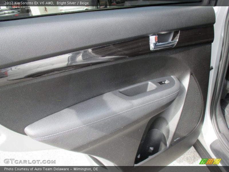 Bright Silver / Beige 2012 Kia Sorento EX V6 AWD