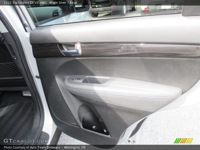 Bright Silver / Beige 2012 Kia Sorento EX V6 AWD