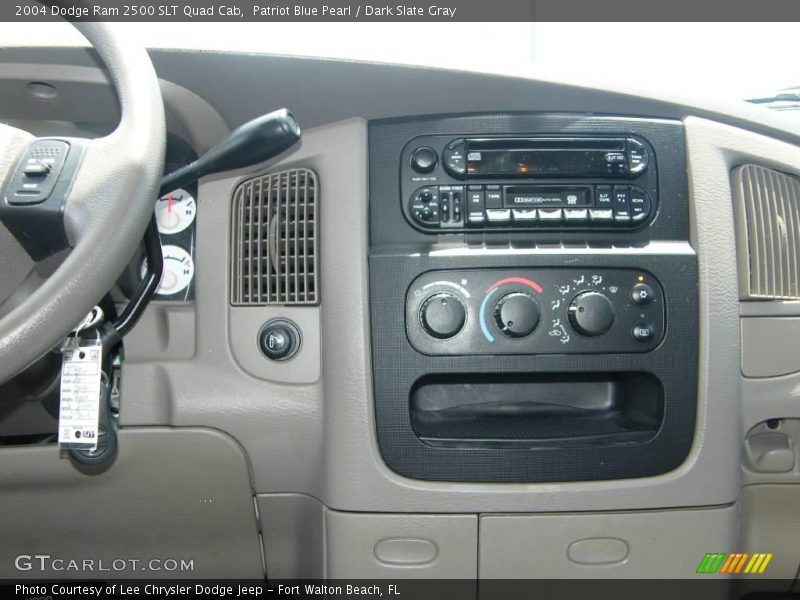 Patriot Blue Pearl / Dark Slate Gray 2004 Dodge Ram 2500 SLT Quad Cab