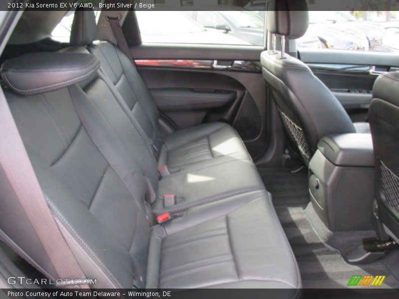 Bright Silver / Beige 2012 Kia Sorento EX V6 AWD