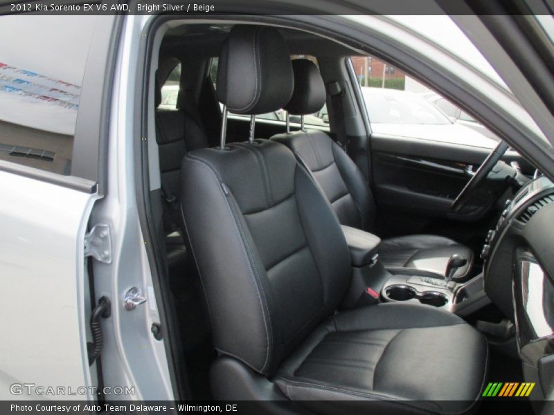 Bright Silver / Beige 2012 Kia Sorento EX V6 AWD