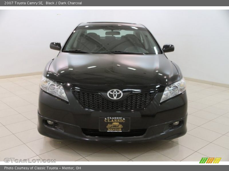 Black / Dark Charcoal 2007 Toyota Camry SE