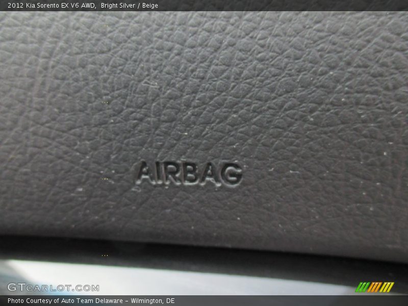 Bright Silver / Beige 2012 Kia Sorento EX V6 AWD