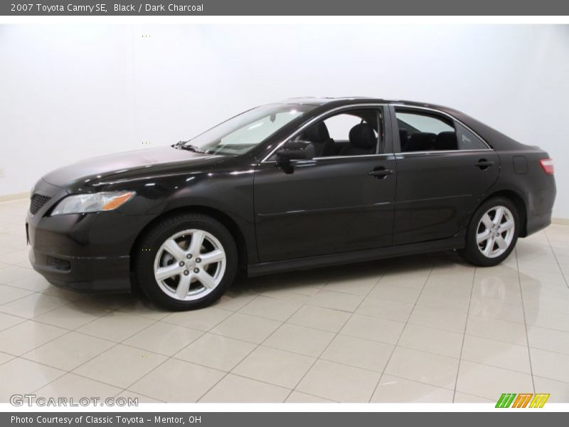 Black / Dark Charcoal 2007 Toyota Camry SE