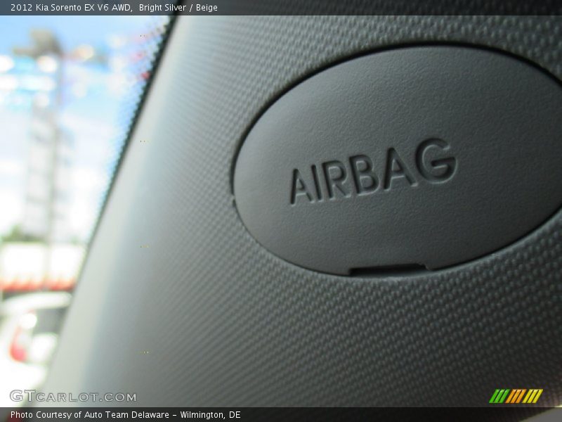 Bright Silver / Beige 2012 Kia Sorento EX V6 AWD