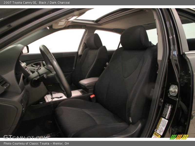 Black / Dark Charcoal 2007 Toyota Camry SE