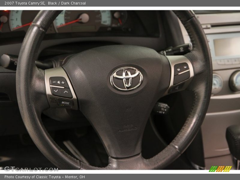 Black / Dark Charcoal 2007 Toyota Camry SE