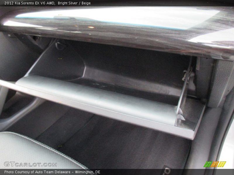 Bright Silver / Beige 2012 Kia Sorento EX V6 AWD