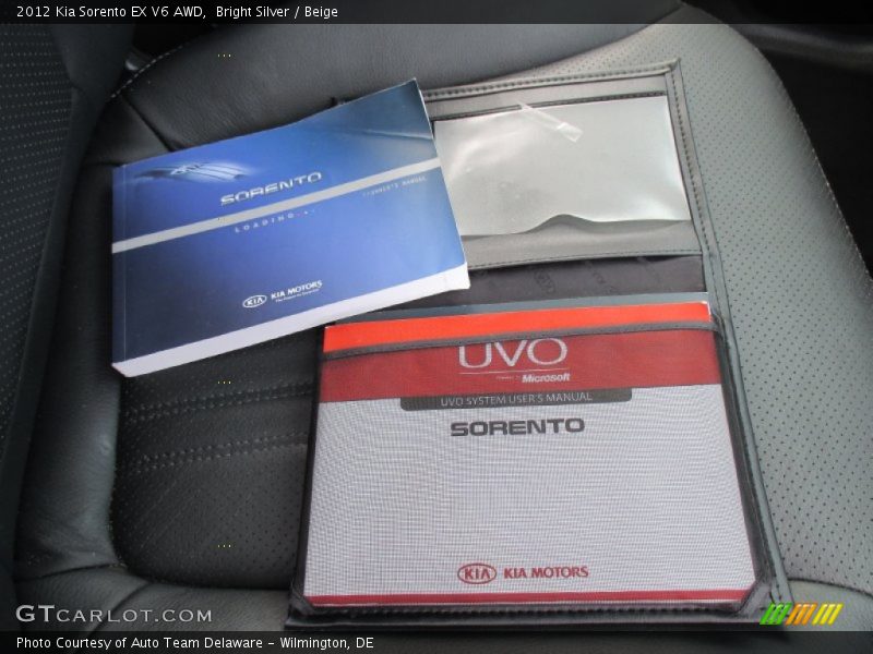 Bright Silver / Beige 2012 Kia Sorento EX V6 AWD