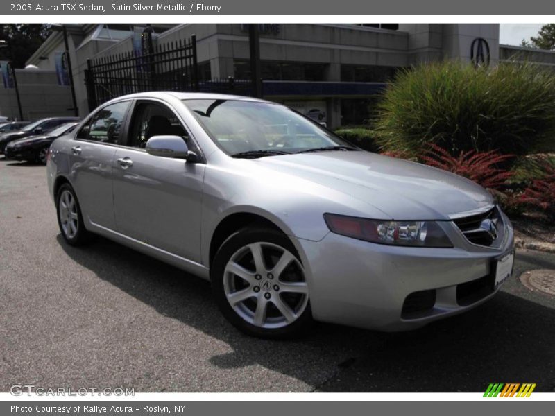 Satin Silver Metallic / Ebony 2005 Acura TSX Sedan