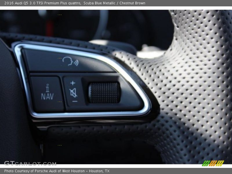 Scuba Blue Metallic / Chestnut Brown 2016 Audi Q5 3.0 TFSI Premium Plus quattro