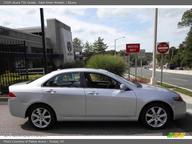 Satin Silver Metallic / Ebony 2005 Acura TSX Sedan