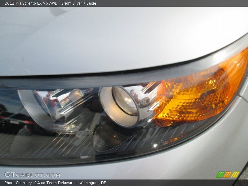 Bright Silver / Beige 2012 Kia Sorento EX V6 AWD