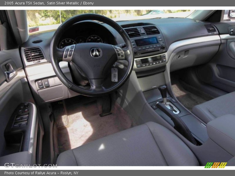 Satin Silver Metallic / Ebony 2005 Acura TSX Sedan