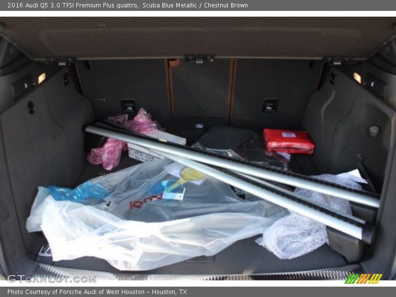 Scuba Blue Metallic / Chestnut Brown 2016 Audi Q5 3.0 TFSI Premium Plus quattro