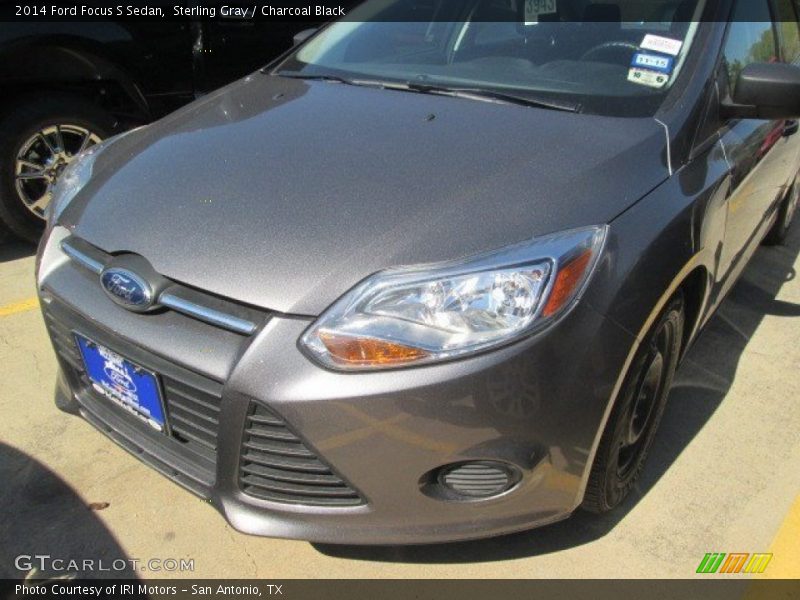 Sterling Gray / Charcoal Black 2014 Ford Focus S Sedan