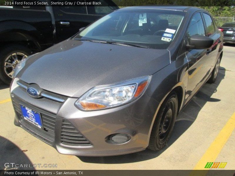 Sterling Gray / Charcoal Black 2014 Ford Focus S Sedan