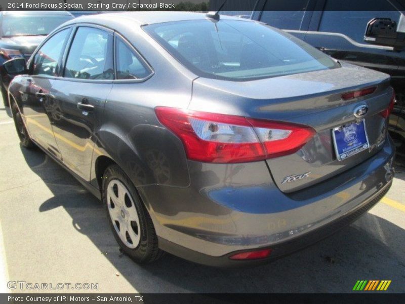 Sterling Gray / Charcoal Black 2014 Ford Focus S Sedan