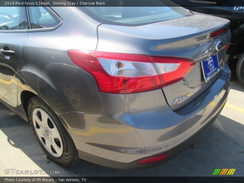 Sterling Gray / Charcoal Black 2014 Ford Focus S Sedan