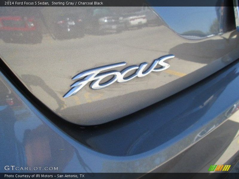 Sterling Gray / Charcoal Black 2014 Ford Focus S Sedan
